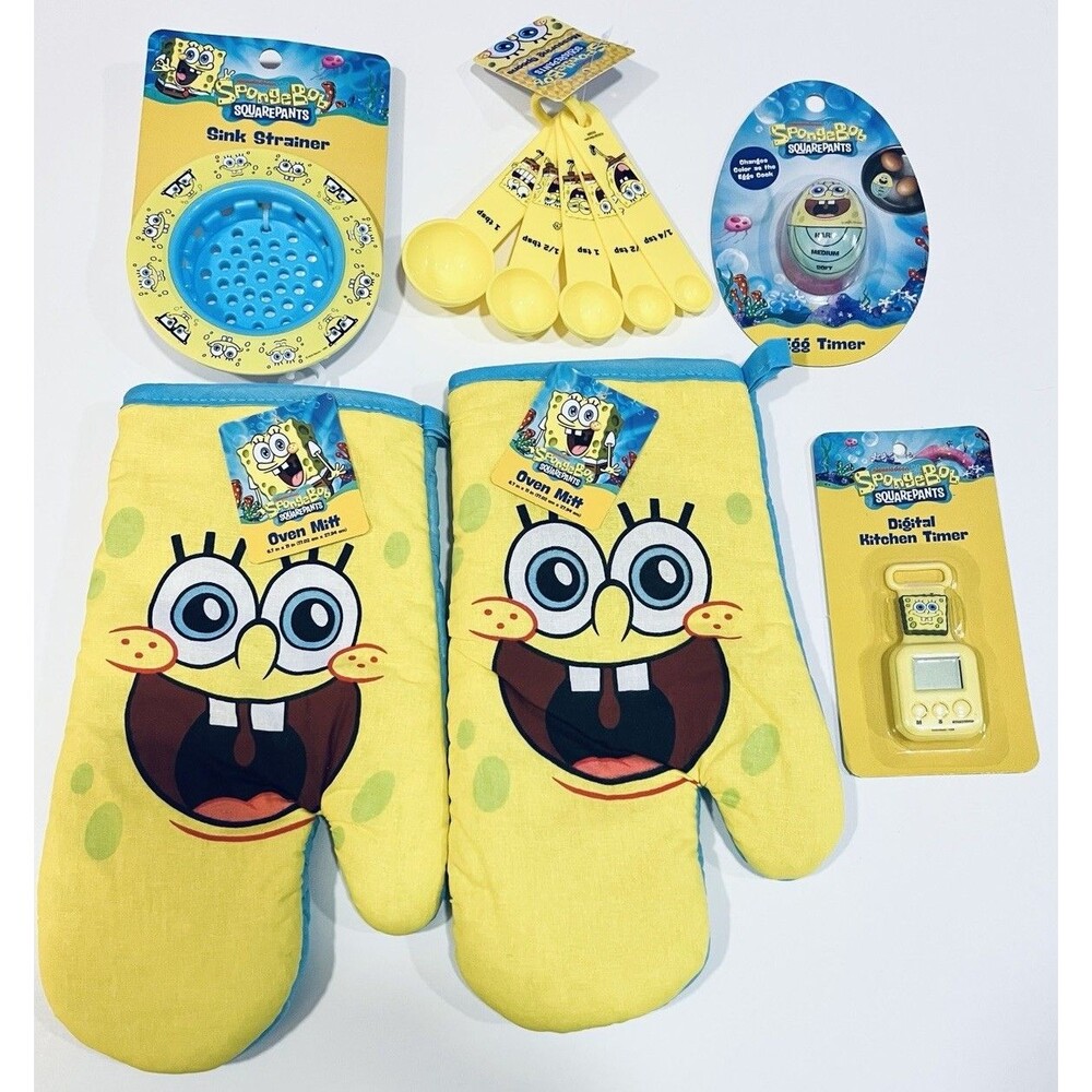 SpongeBob Squarepants Kitchen Tool And Gadgets Bundle 🔥 New